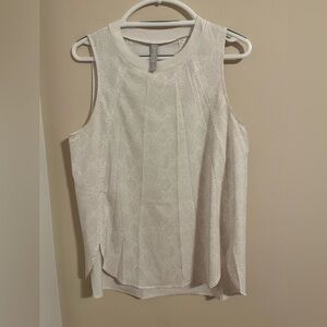 Athleta Cream Sleeveless Blouse